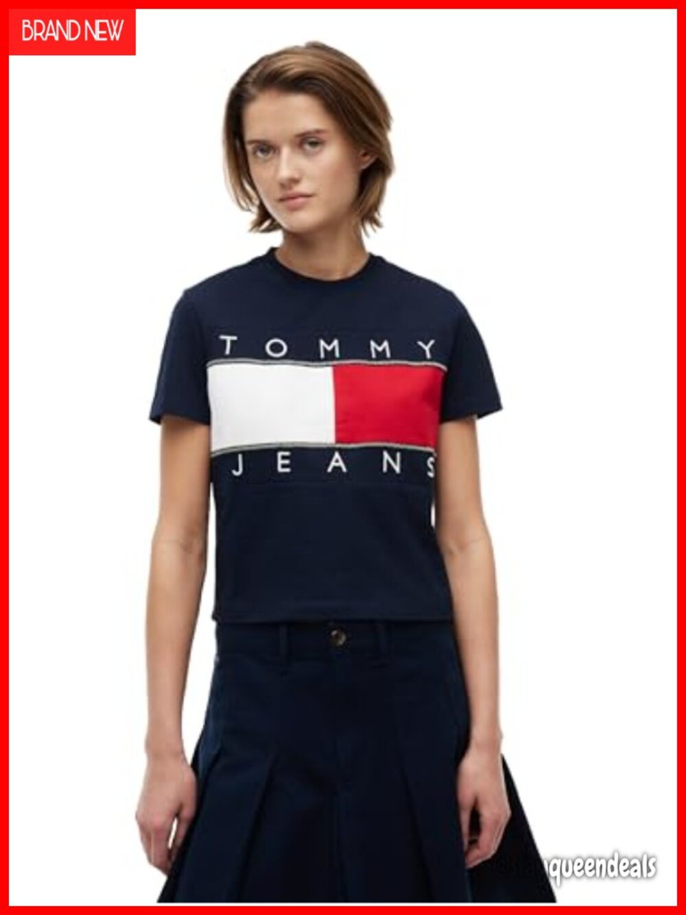 Cotton Graphic Crewneck T-Shirt Short Sleeve Tee Casual Top